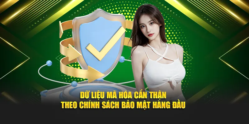 Dữ liệu mã hóa cẩn thận theo chính sách bảo mật hàng đầu