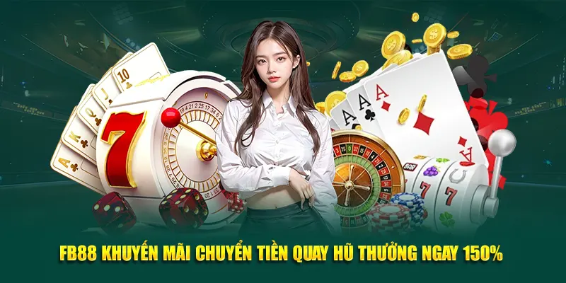 FB88 khuyến mãi chuyển tiền quay hũ thưởng ngay 150%